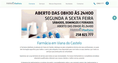 Desktop Screenshot of farmaciaabelheira.com